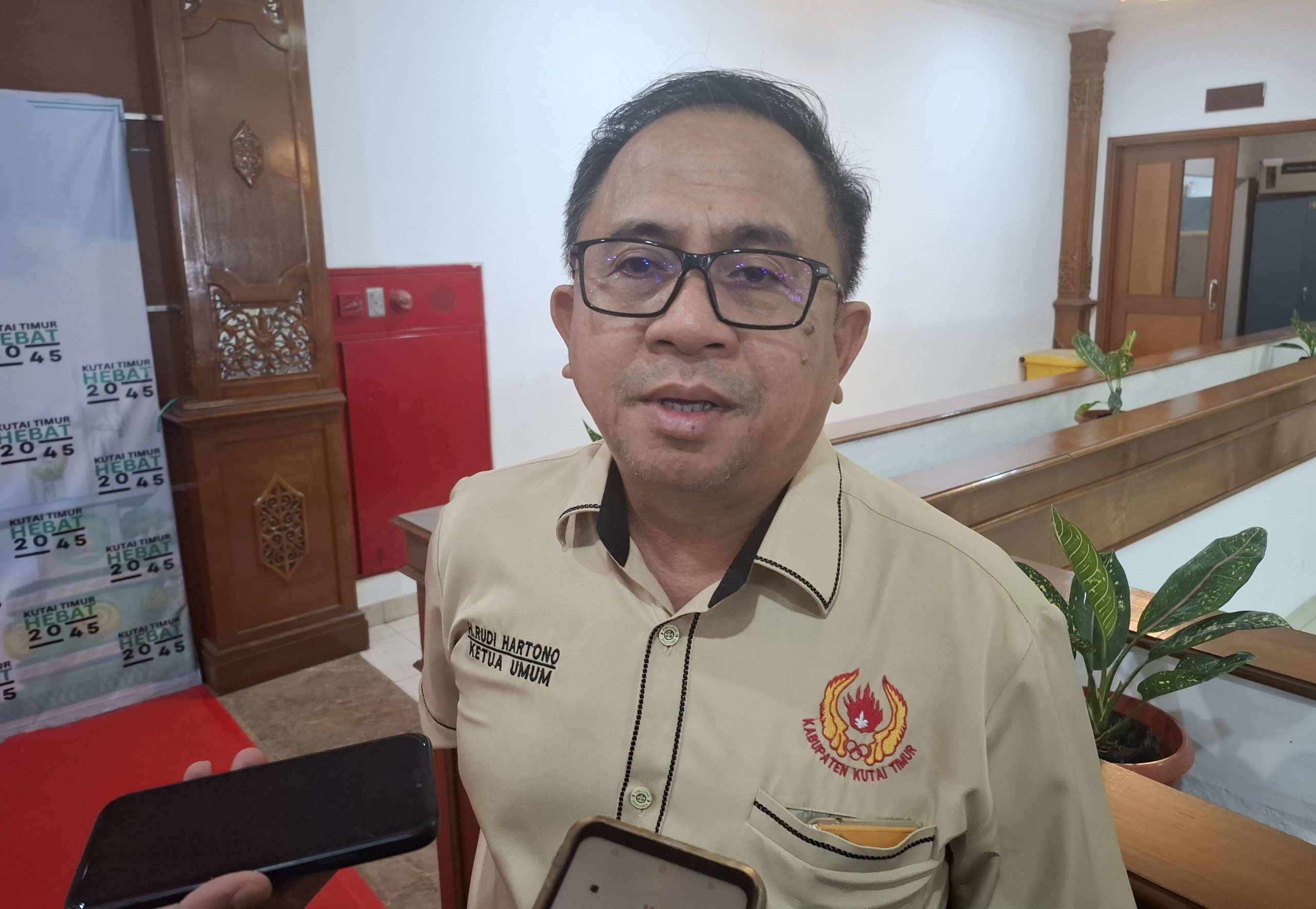 Ketua Komite Olahraga Nasional Indonesia (KONI) Kabupaten Kutim, Rudi Hartono (dok: Lintera)