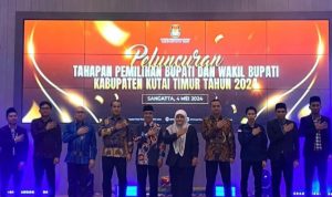 Bupati Kutai Timur (Kutim) Ardiansyah Sulaiman menghadiri Peluncuran tahapan Pemilihan Kepala Daerah (Pilkada) yang resmi digelar Komisi Pemilihan Umum (KPU) Kabupaten Kutai Timur (Kutim)