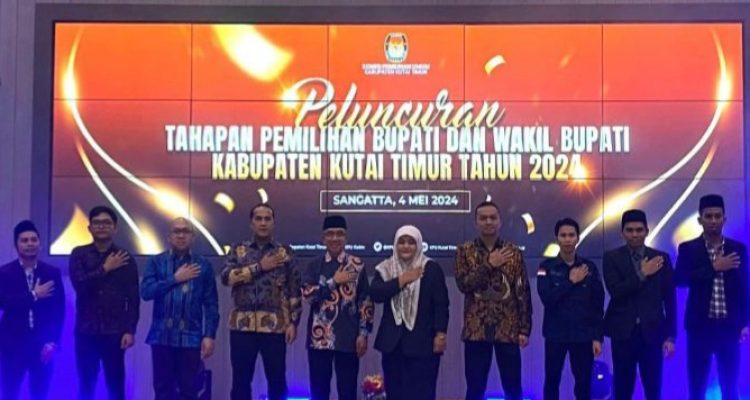 Bupati Kutai Timur (Kutim) Ardiansyah Sulaiman menghadiri Peluncuran tahapan Pemilihan Kepala Daerah (Pilkada) yang resmi digelar Komisi Pemilihan Umum (KPU) Kabupaten Kutai Timur (Kutim)
