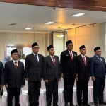 8 pejabat Pimpinan Tinggi Pratama di lingkungan pemerintah Kabupaten Kutai Timur dilantik Bupati Ardiansyah Sulaiman (dok: Linteranews)
