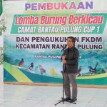 Lomba Burung Berkicau Camat Rantau Pulung Cup I dihadiri Bupati Ardiansyah Sulaiman